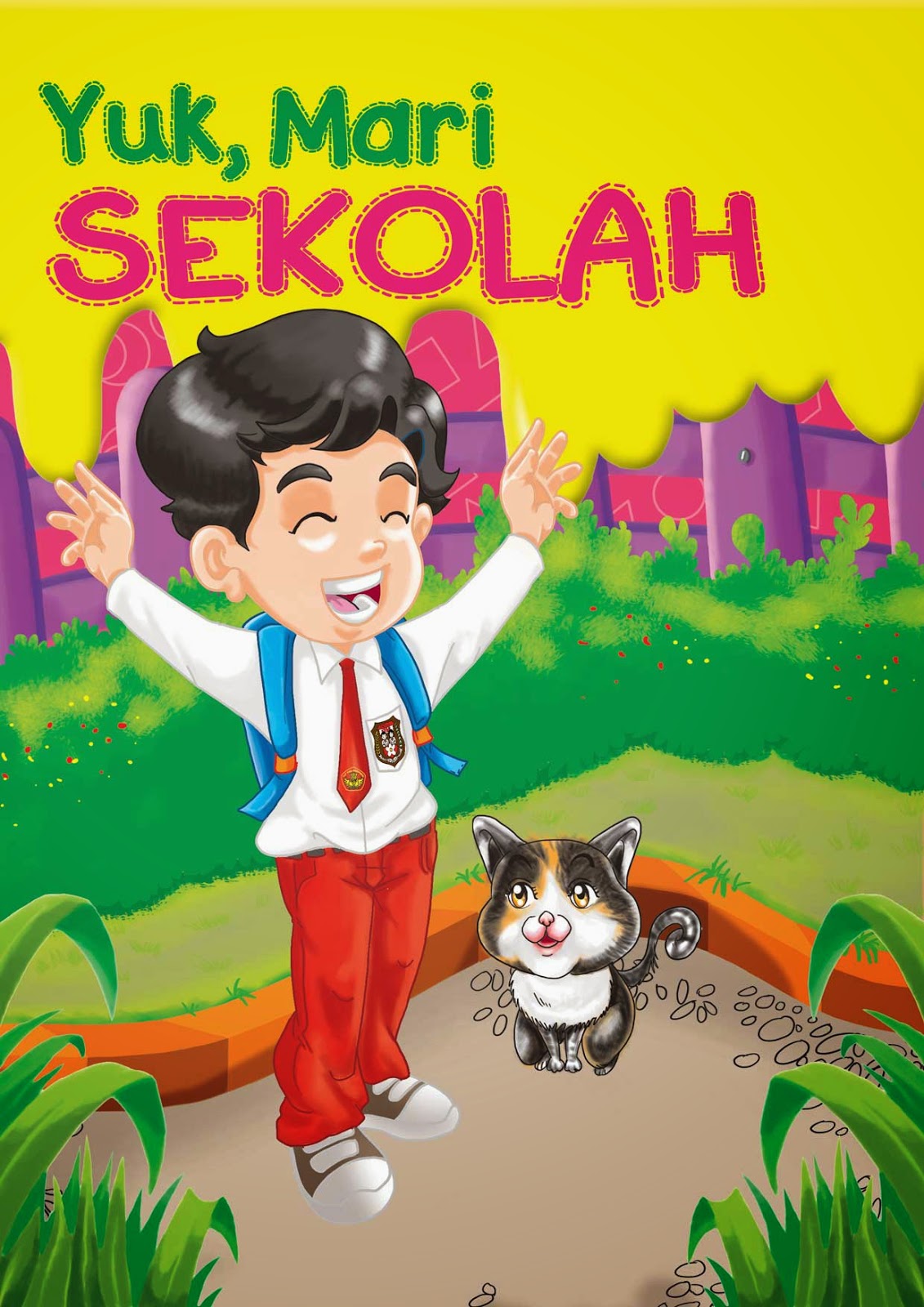 Contoh Cover Buku  Anak Dibuat Menggunakan Adobe Photoshop