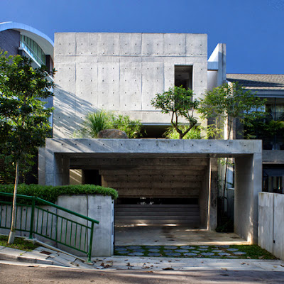 Villa – Namly House (Singapore), CHANG Architects via blog White Hat Architecture 