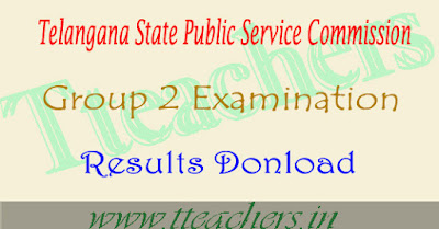 Group 2 exam result tspsc - Telangana Group 2 results marks sheet download