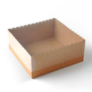 boîte pour gâteux, boîte à gâteaux, couvercle transparent, boîte en carton, boîte vide