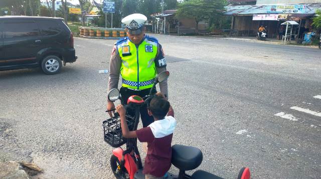 Sepeda Listrik Kian Marak, Kasat Lantas Polres Aceh Timur Imbau Tidak Digunakan di Jalan Raya