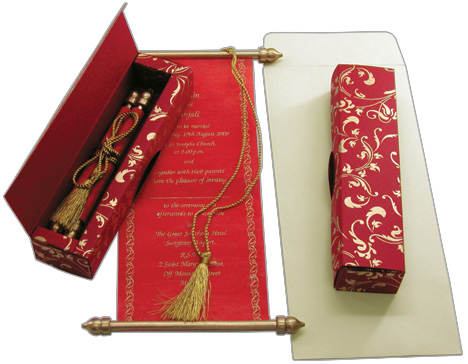 Traditional Indian Wedding Cards Designs 2011