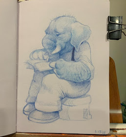04-Elephant-s-book-Creature-Drawings-Dave-Mottram-www-designstack-co