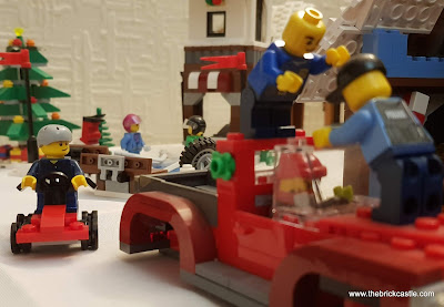 LEGO Winter Village car repairs