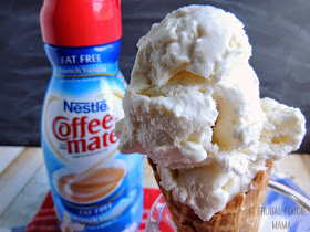 No ice cream maker is needed for this simple & creamy 4 Ingredient No Churn Vanilla Ice Cream.