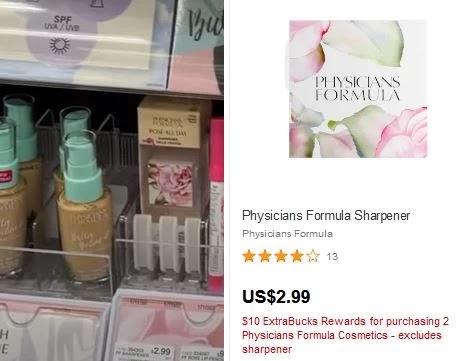 FREE Physicians Formula Sharpeners at CVS