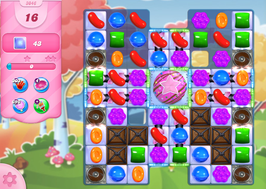 Candy Crush Saga level 3046