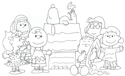 Charlie Brown Halloween Coloring Pages 6