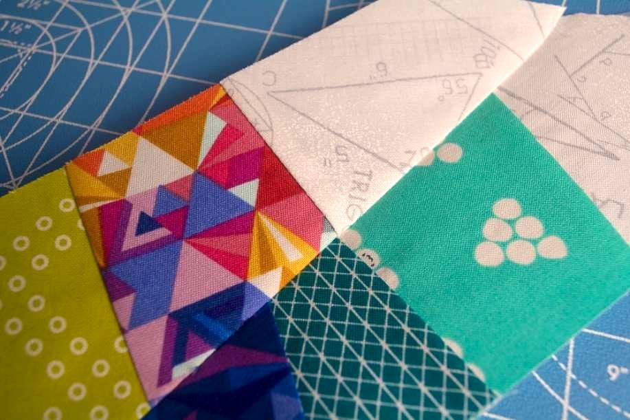 Rainbow Rays – Free Quilt Block Pattern