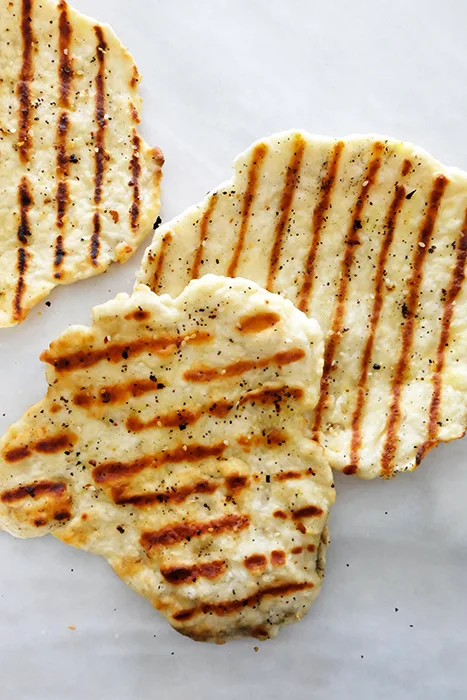 finished grilled yogurt flatbreads