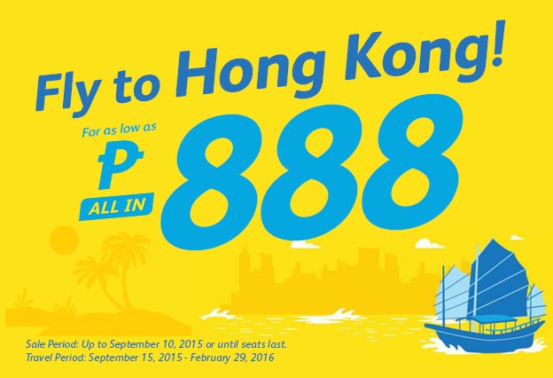 Cheap Trip to Hongkong Cebu Pacific Promo Ticket