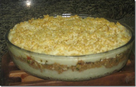 escondidinho de soja
