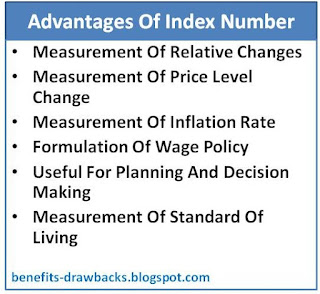 advantages index number