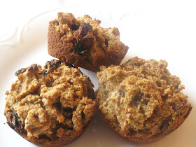gluten-free applesauce raisin muffins