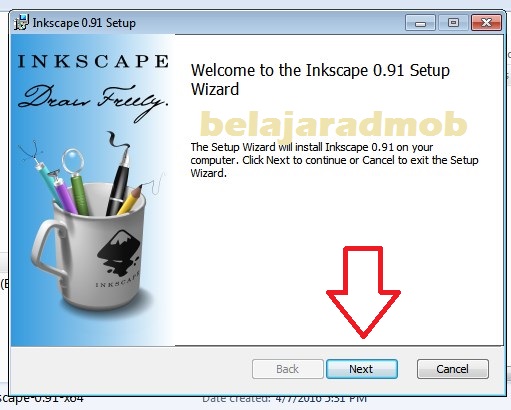 Tools Software Gratisd Inkscape untuk membuat graphic game Android