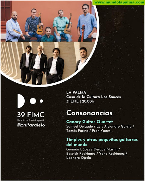 El espectáculo ‘Consonancias’ del Festival de Música de Canarias debuta en San Andrés y Sauces este martes