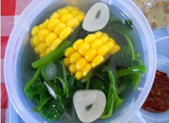 sayur bening bayam