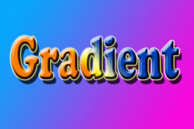 Gradient Colour Of Text Effect In Photoshop With Gradient Background