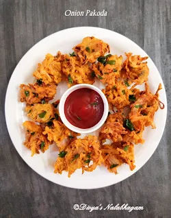 Onion pakoda / onion pakoras