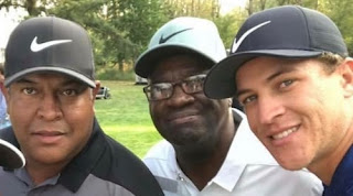 Cameron Champ With His Father And Grand Father