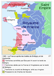 Mapa de fRANÇA 1365
