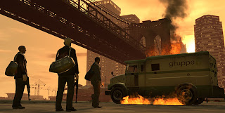 Grand Theft Auto IV, complete with criminal violence