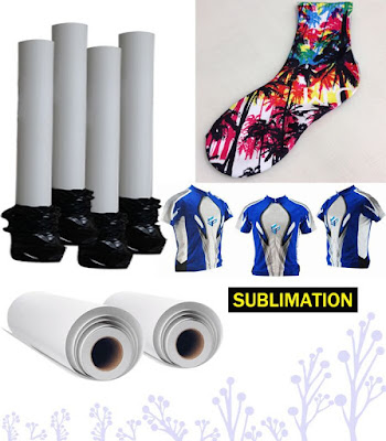 applications of sticky sublimation paper 
