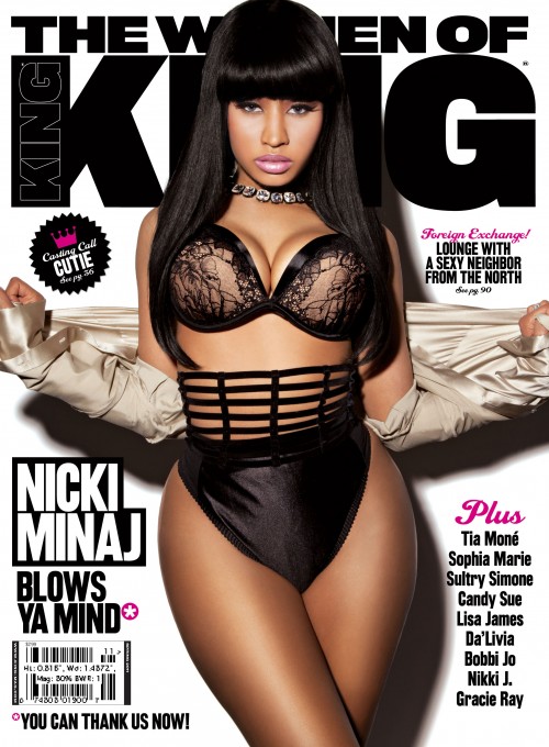 NICKI MINAJ ON THE COVER OF KING MAGAZINE!