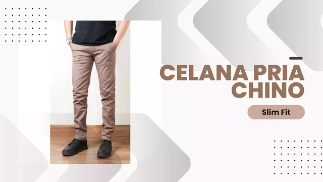 Celana Pria Chino Moca Theo Slim Fit