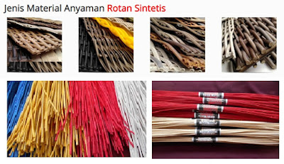 synthetic rattan material furniture