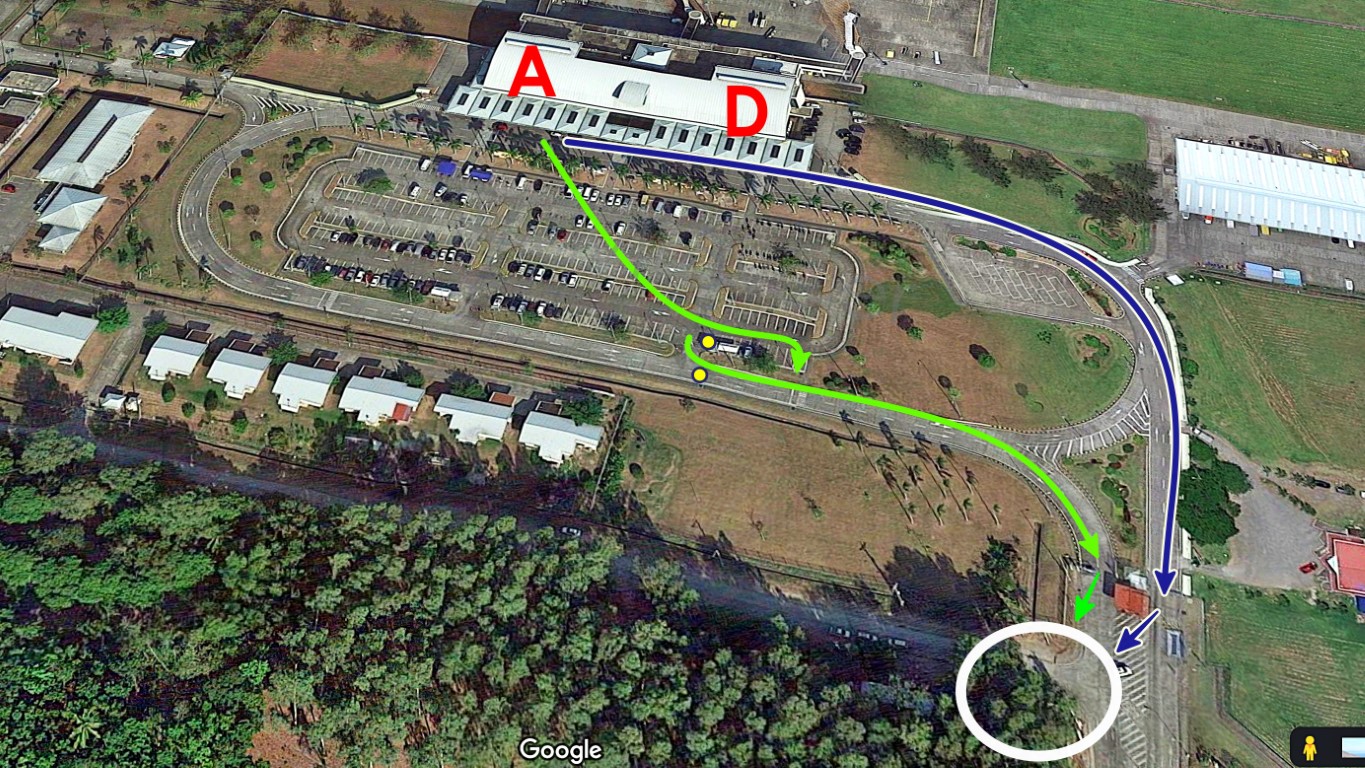 bacolod-silay airport google map arrival route