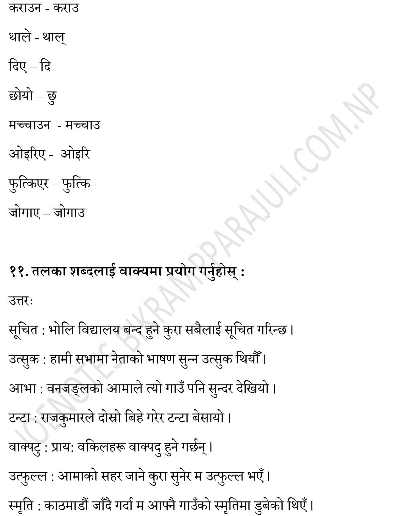 nepali class 10 laxmi puja exercise