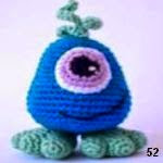 patron gratis monstruo amigurumi, free amigurumi pattern monster 