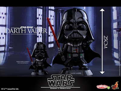 Star Wars: The Original Trilogy Cosbaby Vinyl Figures by Hot Toys - Darth Vader Large Cosbaby Bobble Head Vinyl Figure