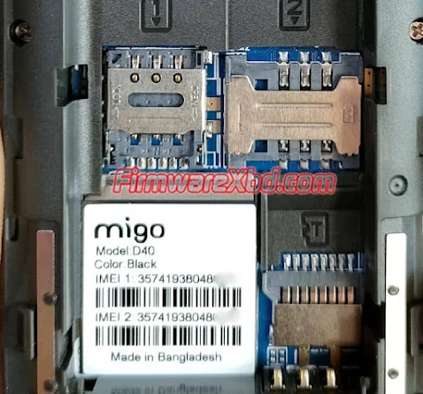 Migo D40 Flash File MT6261