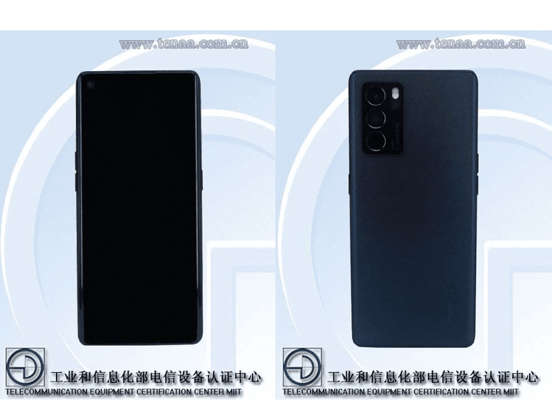 OPPO Reno6 Pro TENAA listing