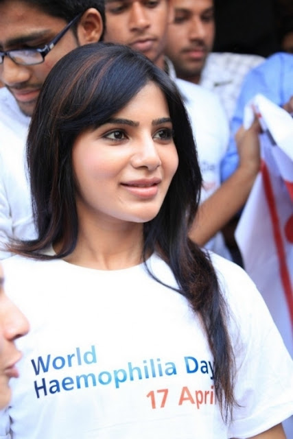 SAMANTHA AT HEMOPHILIA SOCIETY LAUNCH