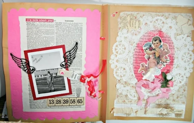 How to Make An Altered Valentine's Day Book - Part Two