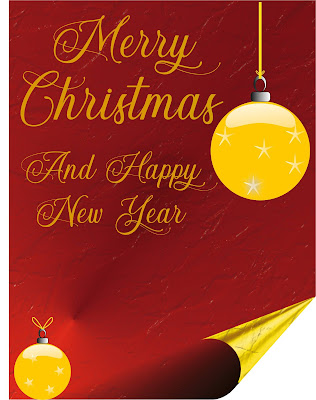 merry christmas and happy new year card background free printable