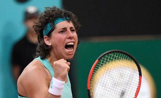   La tenista de Gran Canaria, Carla Suárez, pasa a cuartos de final de Mutua Madrid Open de Tenis