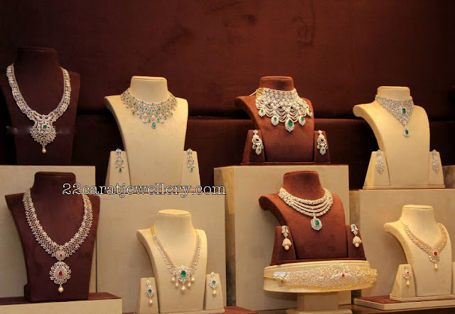 Latest Diamond Sets by Musaddilal Jewellers