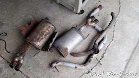 fix exhaust, repair muffler, rusted