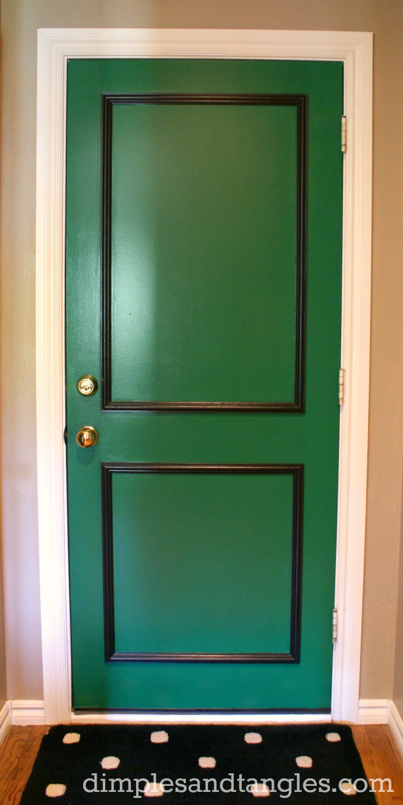 painting interior doors black