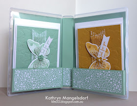 Stampin' Up! Watercolor Wings Gift Case and Matching Cards by Kathryn Mangelsdorf