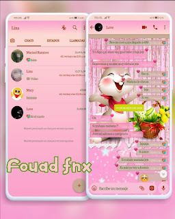 Rabbit Cute Theme For YOWhatsApp & Fouad WhatsApp By angy fénix