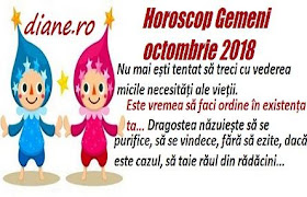 Horoscop Gemeni octombrie 2018