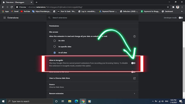How to Enable an Extension in chrome's Incognito Mode or Private Mode in Hindi | Digital Msmd