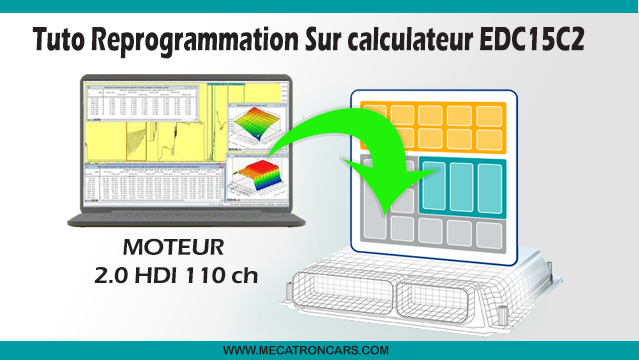 Tuto Reprogrammation Sur calculateur EDC15C2 2.0 HDI 110 ch, WinOLS,