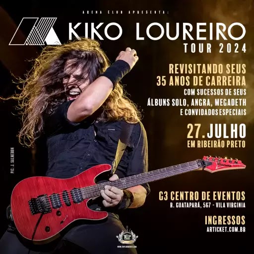 27/07/2024 Show do Kiko Loureiro em Ribeirão Preto [G3 Centro de Eventos]