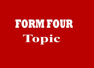 GEOGRAPHY FORM FOUR: Topic 5: ENVIRONMENTAL ISSUES AND MANAGEMENT